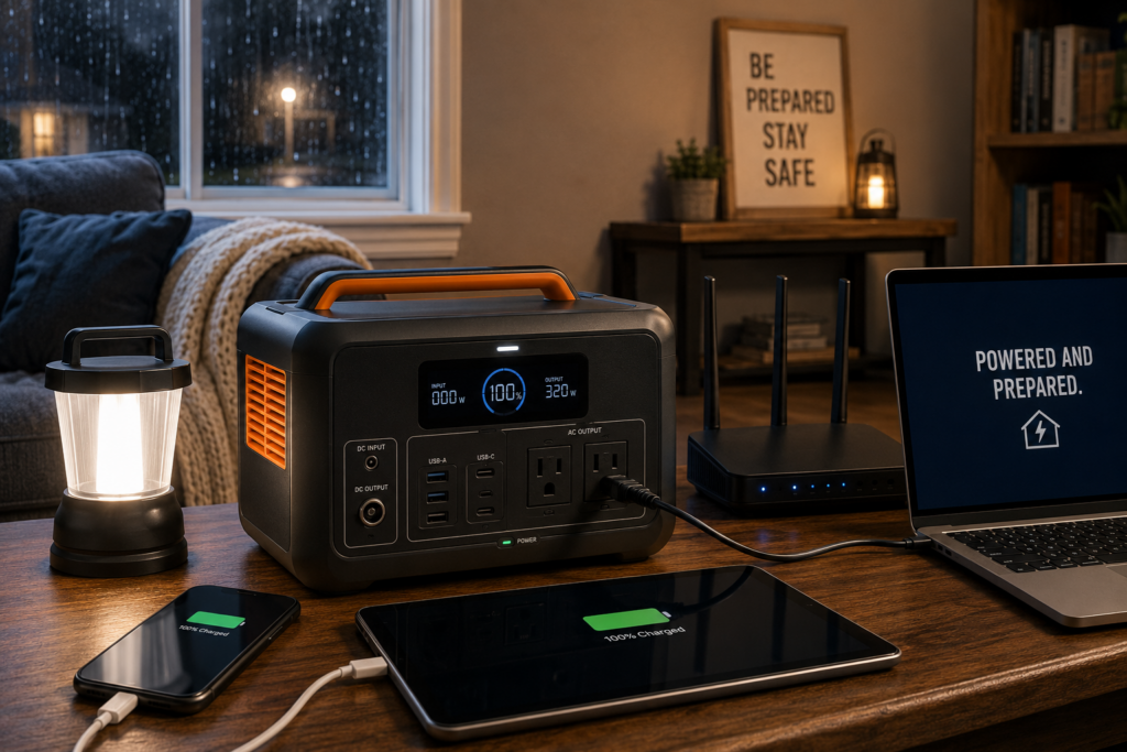 How to Safely Use a Portable Power Station During a Power Outage
