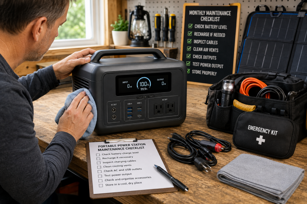 Portable Power Station Maintenance Checklist: Keep Your Battery Ready for the Next Emergency