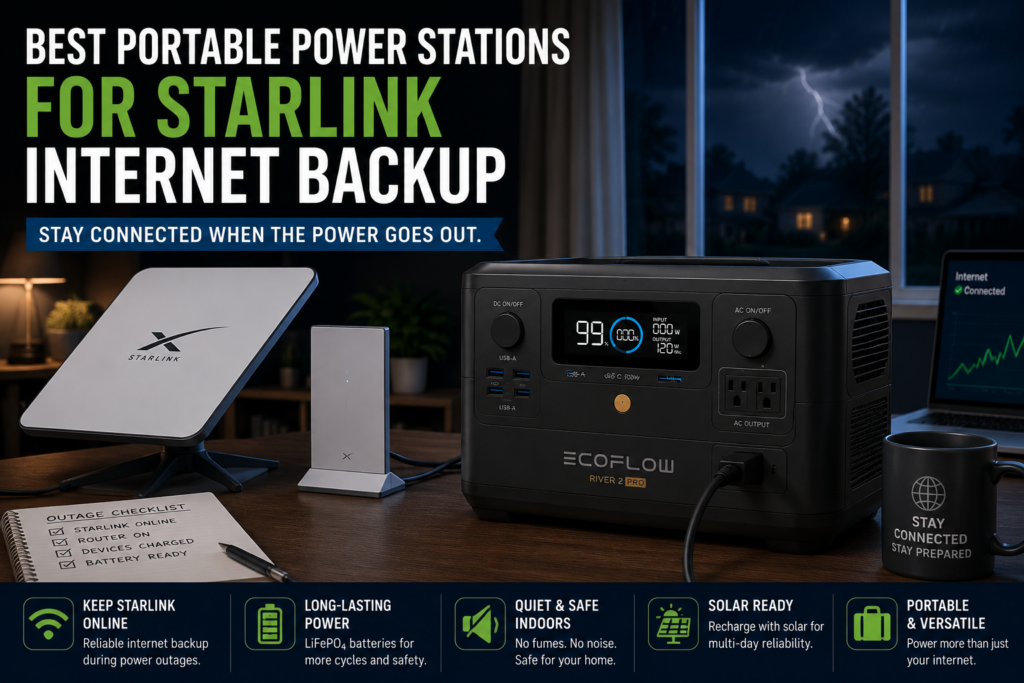 Best Portable Power Stations for Starlink Internet Backup