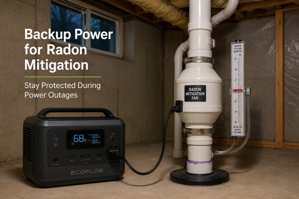 Can a Portable Power Station Run a Radon Mitigation System? (Power Requirements Explained)