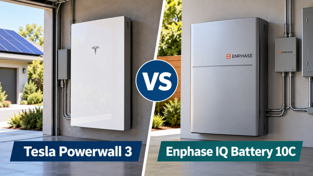 Tesla Powerwall 3 vs Enphase IQ Battery 10C: Which Is Better for Home Backup in 2026?